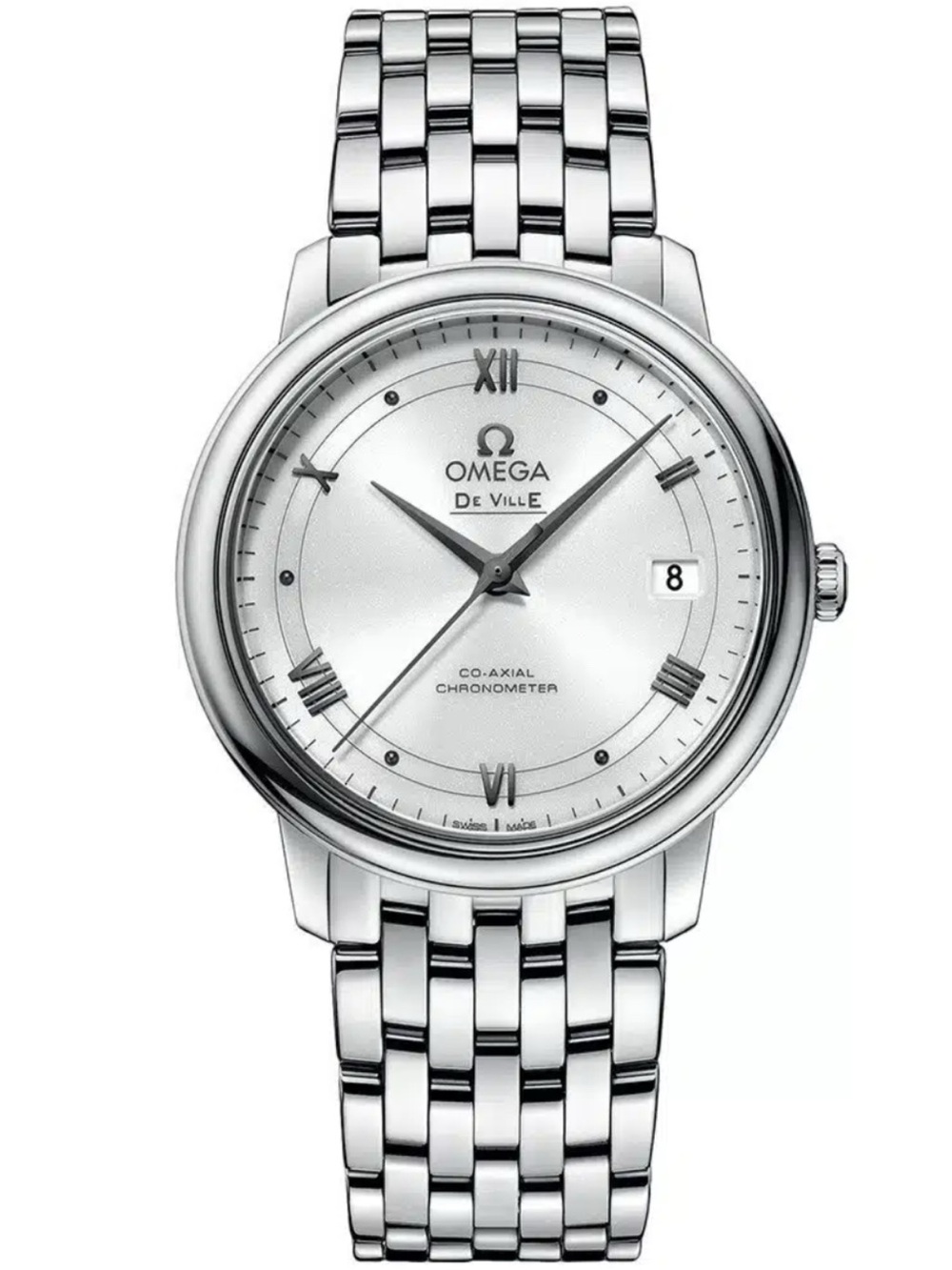 Omega Silver-Tone De Ville Dress Watch